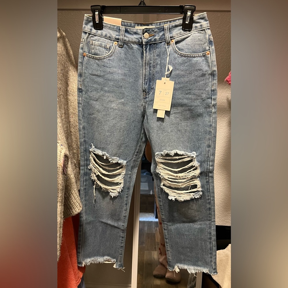🌟2/$25) Great Smoky Los Angeles Classic Straight High Waist Jeans Size 7
